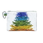 rainbow christmas tree Canvas Cosmetic Bag (Medium)