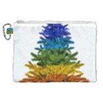 rainbow christmas tree Canvas Cosmetic Bag (XL)