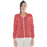Redpolkaminnie Women s Windbreaker