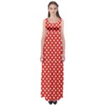 Redpolkaminnie Empire Waist Maxi Dress