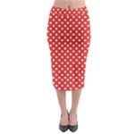Redpolkaminnie Midi Pencil Skirt