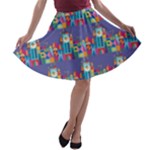 IT S A SMALL WORLD A-line Skater Skirt