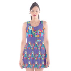 Scoop Neck Skater Dress 