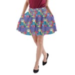 IT S A SMALL WORLD A-Line Pocket Skirt