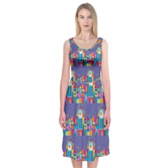 IT S A SMALL WORLD Midi Sleeveless Dress from ArtsNow.com