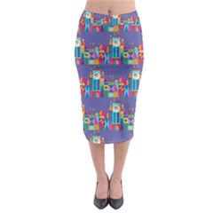 Midi Pencil Skirt 