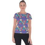 IT S A SMALL WORLD Short Sleeve Sports Top 