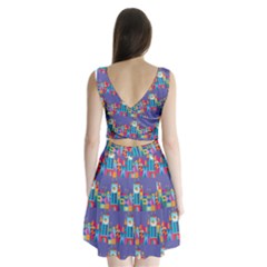 Split Back Mini Dress  