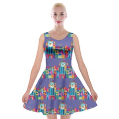 Velvet Skater Dress 