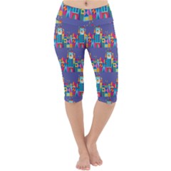 Lightweight Velour Cropped Yoga Leggings 