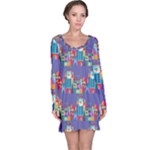 IT S A SMALL WORLD Long Sleeve Nightdress