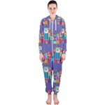 IT S A SMALL WORLD Hooded Jumpsuit (Ladies)