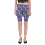 IT S A SMALL WORLD Yoga Cropped Leggings