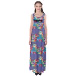 IT S A SMALL WORLD Empire Waist Maxi Dress