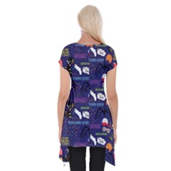 Short Sleeve Side Drop Tunic 