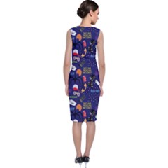Sleeveless Velvet Midi Dress 
