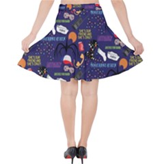 Velvet High Waist Skirt 