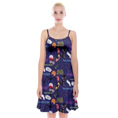 Spaghetti Strap Velvet Dress 