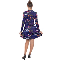 Long Sleeve Panel Dress 