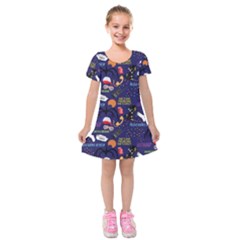 STRANGER THINGS Kids  Short Sleeve Velvet Dress from ArtsNow.com