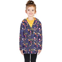 Kids  Double Breasted Button Coat 
