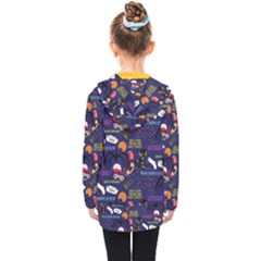 Kids  Double Breasted Button Coat 