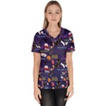 STRANGER THINGS Women s V-Neck Scrub Top