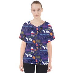 V-Neck Dolman Drape Top 