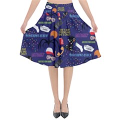 Flared Midi Skirt 