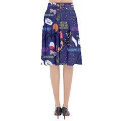Flared Midi Skirt 