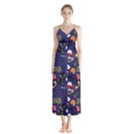 STRANGER THINGS Button Up Chiffon Maxi Dress