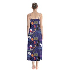 Button Up Chiffon Maxi Dress 
