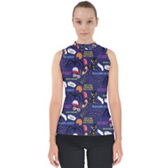 Mock Neck Shell Top 