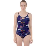 STRANGER THINGS Cut Out Top Tankini Set