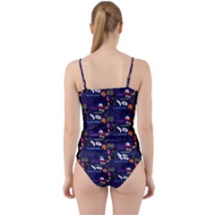 Cut Out Top Tankini Set 