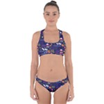 STRANGER THINGS Cross Back Hipster Bikini Set