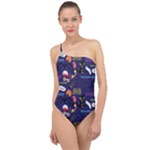 STRANGER THINGS Classic One Shoulder Swimsuit