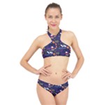 STRANGER THINGS High Neck Bikini Set