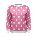 PINK POLKA DOT Women s Sweatshirt - N05B