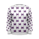 PURPLE BOWS Women s Sweatshirt - N06B