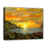 James Hurley Point Lighthouse Canvas 14  x 11  (Stretched)