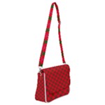 Holiday Shoulder Bag with Back Zipper