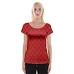 Holiday Cap Sleeve Top