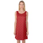 Holiday Sleeveless Satin Nightdress