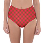 Holiday Reversible High-Waist Bikini Bottoms