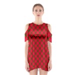 Holiday Shoulder Cutout One Piece Dress
