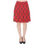 Holiday Velvet High Waist Skirt