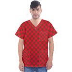 Holiday Men s V-Neck Scrub Top