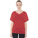Holiday V-Neck Dolman Drape Top