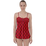 Holiday Babydoll Tankini Set